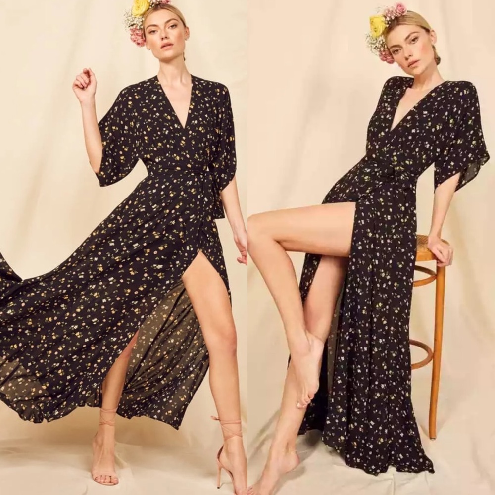 Reformation Winslow Maxi Dress Venezia Floral in S